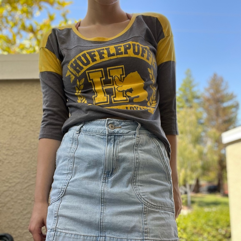 Harry Potter, Huffle Puff quater sleeve top